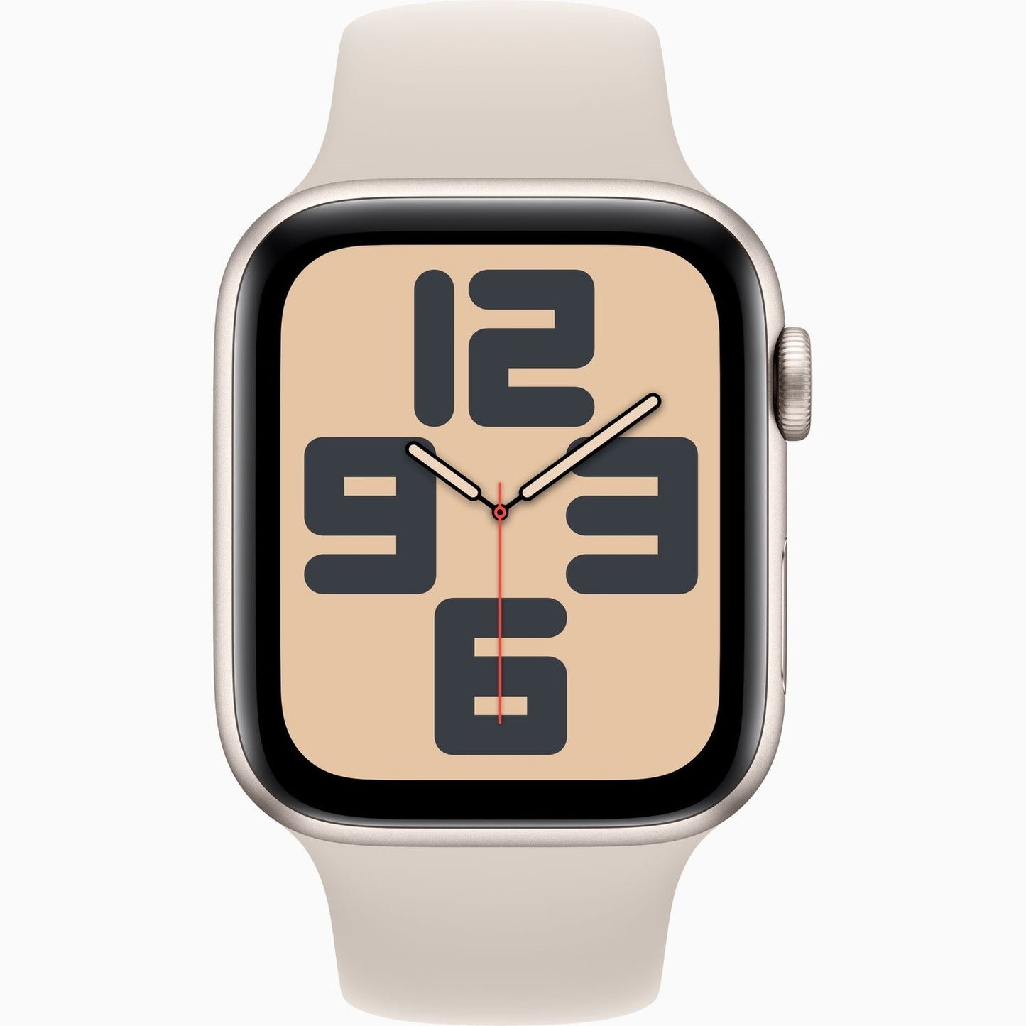 Apple Watch SE (2nd Gen) GPS 44mm Starlight Aluminium Case with Starlight Sport Band - M/L