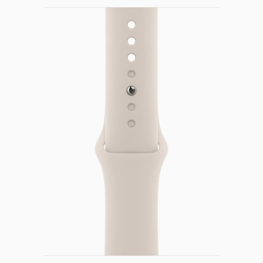 Apple Watch SE (2nd Gen) GPS 44mm Starlight Aluminium Case with Starlight Sport Band - M/L